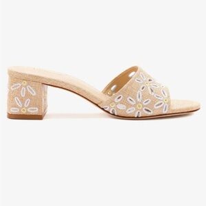 New! Larroude Brigitte Mule Raffia